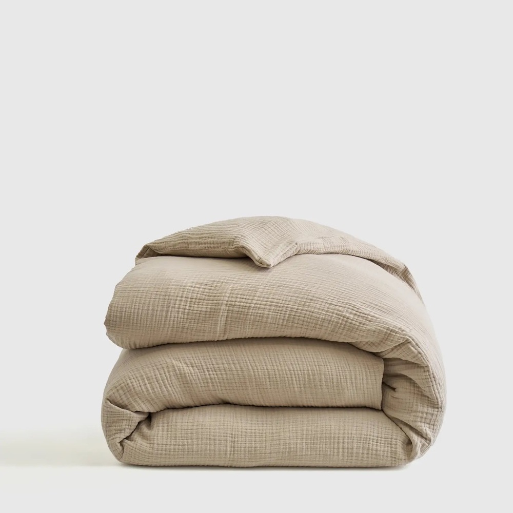 KING SET* | Airy Gauze Duvet Cover in “Dune” | NWOT
WITH SHAMS!